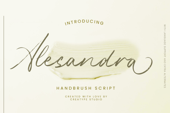 Alesandra: The Modern Script Typeface for Campaign Designers