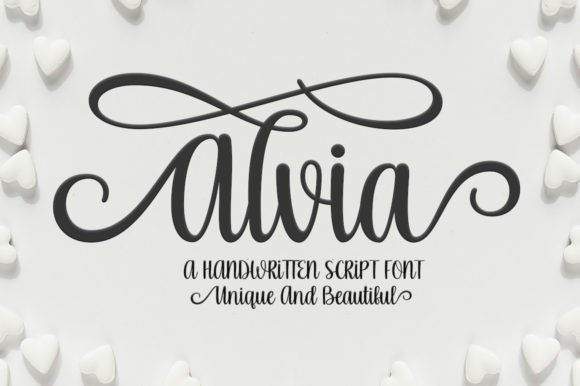Alvia: The Modern Script Font That Elevates Campaign Visuals