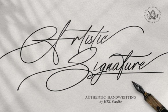 Artistic Signature: The Premium Typeface for Elevated Brand Identity