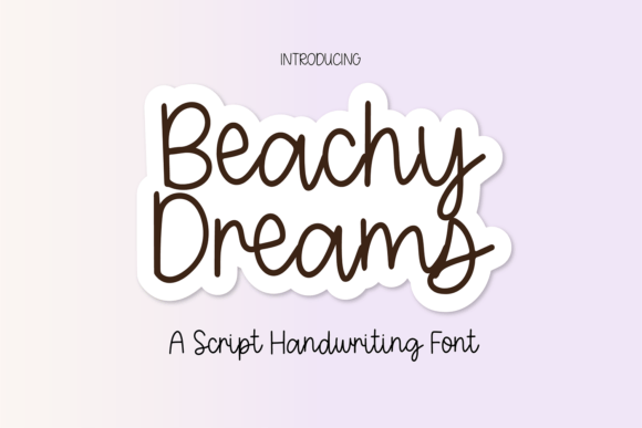 Beachy Dreams: The Perfect Script Font for Handmade Creators