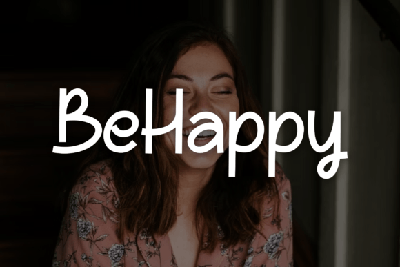 BeHappy Font: The Perfect Handwritten Typeface for Your Craft Business