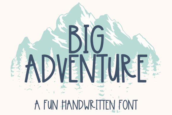 Big Adventure: The Handwritten Font That Elevates Editorial Design
