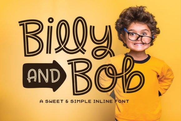 Billy and Bob: The Playful Typeface for Modern Editorial Design