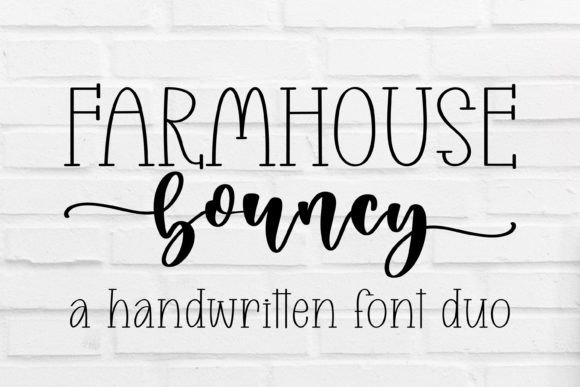 Farmhouse Bouncy: The Perfect Handwritten Typeface for Warm Branding