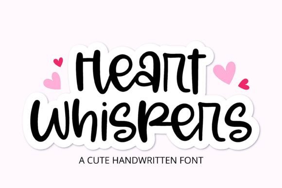 Heart Whispers: The Handwritten Typeface for Authentic Editorial Design