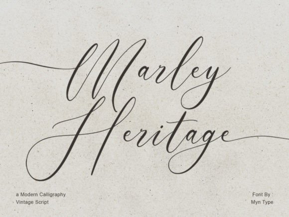 Marley Heritage: A Modern Script for Editorial Design