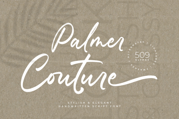 Palmer Couture: The Elegant Typeface That Elevates Your Brand Identity