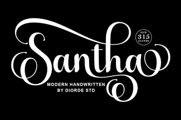 Santha: The Handwritten Typeface That Elevates Campaign Visuals