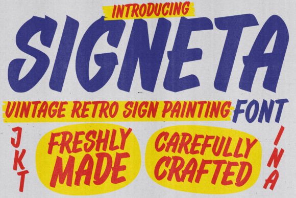 Signeta: The Vintage Script Amp Font for Authentic Campaigns