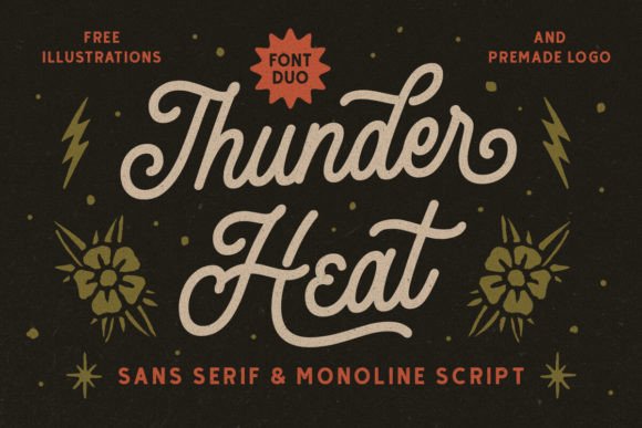 Thunder Heat Duo: The Premium Typeface for Scroll-Stopping Campaigns