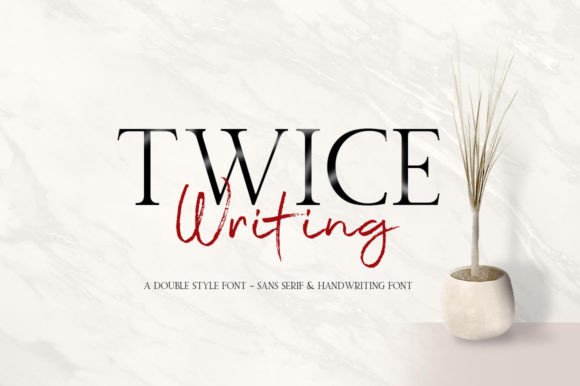 Twice Writing: The Modern Typeface That Elevates Digital Branding