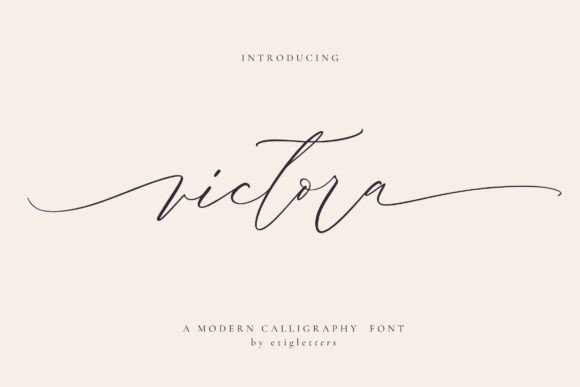 Victora: The Handwritten Typeface That Elevates Campaign Visuals