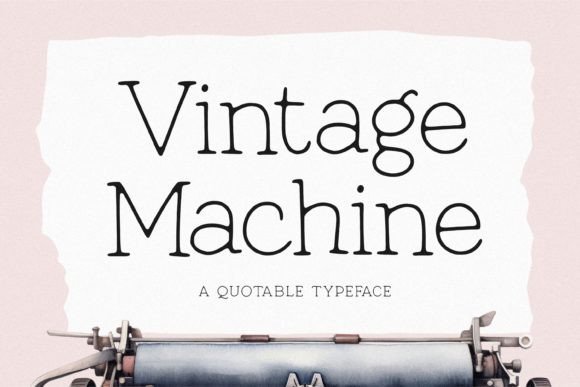 Vintage Machine: The Vintage Typeface That Drives Campaign Clarity